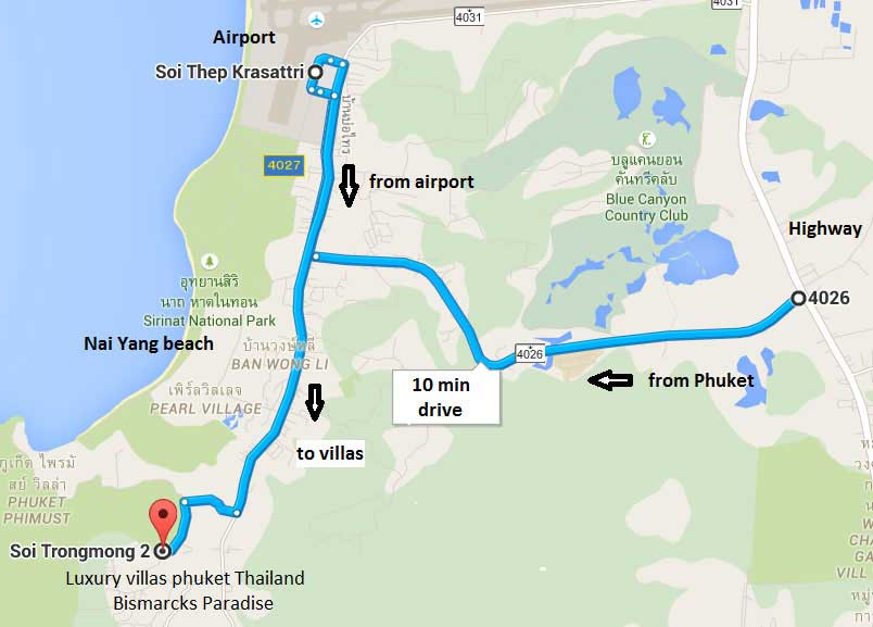 Luxury Villas Phuket Thailand Map Luxury Villas Phuket Thailand Map